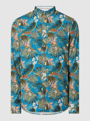 Slim Fit Freizeithemd aus Baumwolle  von Colours & Sons Blau / Türkis - 2
