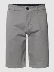 Slim Fit Chino-Shorts mit Eingrifftaschen von Tom Tailor Denim Grau - 43