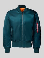 Bomberjacke mit Stehkragen und Pattentaschen von Alpha Industries - 20