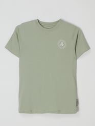T-shirt van biologisch katoen  van Marc O'Polo Groen - 13