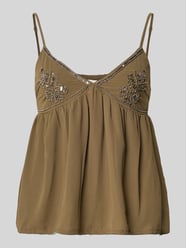 Regular fit blousetop met parelborduursel model 'JAVUN' van ONLY - 19