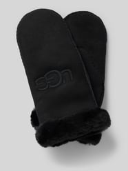 Handschuhe aus Schafsfell mit Label-Stitching von UGG Schwarz - 2