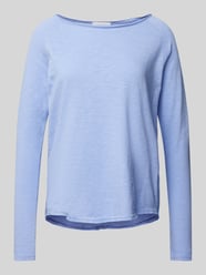 Longsleeve mit U-Boot-Ausschnitt von Rich & Royal Lila - 14