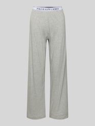 Straight leg pyjamabroek met elastische band met label van Polo Ralph Lauren - 46