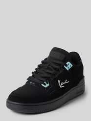 Leren sneakers met labeldetails van KARL KANI - 22