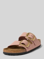 Sandalette aus Leder Modell 'Arizona Big Buckle' von Birkenstock Pink - 15