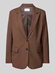 Blazer mit Reverskragen von Jake*s Collection Braun - 6