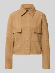 Lederjacke mit Pattentaschen Modell 'Era' von Peuterey Beige - 33