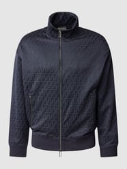 Bluza rozpinana z bocznymi kieszeniami zapinanymi na zamek błyskawiczny od Emporio Armani Niebieski - 4