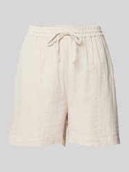 High Waist Shorts mit elastischem Bund Modell 'STINA' von Pieces Beige - 29