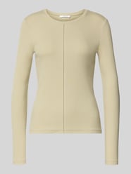 Bluzka z długim rękawem i efektem prążkowania model ‘Sadalie’ od OPUS - 15