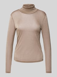 Longsleeve mit Stehkragen Modell 'LAMERA' von Only Beige - 4