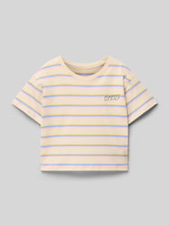 T-shirt z nadrukiem z logo model ‘NEVER SAW BLUE LIKE THAT’ od Roxy - 10