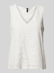 Top na ramiączkach o kroju regular fit z mieszanka bawełny model 'HONEY' od VERO MODA - 11