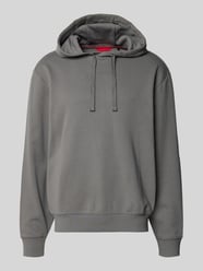 Bluza z kapturem o kroju relaxed fit z czystej bawełny model 'DAPO' od HUGO - 15