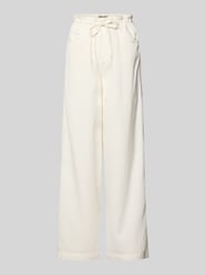 Hose aus Lyocell-Baumwoll-Mix mit Schnürung von Oui - 31