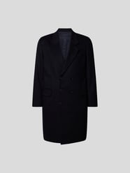 Wollmantel mit Reverskragen von Stylebop Blau - 10