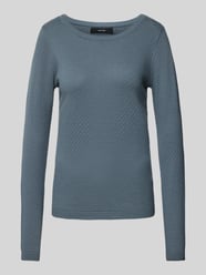 Regular Fit Strickpullover mit Rundhalsausschnitt 'CARE STRUCTURE' von Vero Moda Blau - 11