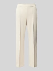 Straight Leg Stoffhose in verkürzter Passform Modell 'RENEÉ' von Raffaello Rossi Beige - 13