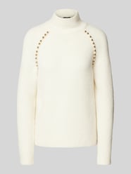 Wollpullover mit Zierknöpfen Modell 'Zora' von MOS MOSH Beige - 36