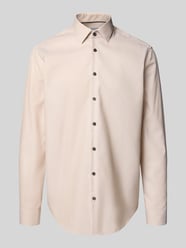 Regular Fit Business-Hemd mit Kentkragen von Jake*s Beige - 28