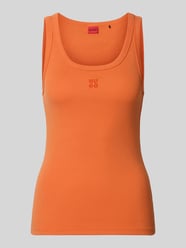 top o kroju regular fit z mieszanka bawełny model 'DATAMIA' od HUGO - 3
