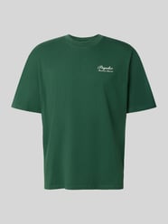 Oversized Fit T-Shirt mit Label-Detail Modell 'Morcote' von PEGADOR - 36