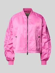 Boxy Fit Jacke mit Zweiwege-Reißverschluss Modell 'JODY' von Beaumont Amsterdam - 4