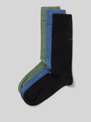 Socken mit Label-Print im 3er-Pack von HUGO - 15