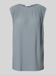 Top bluzkowy z plisami model ‘CAMBUSA’ od MaxMara Leisure Zielony - 37