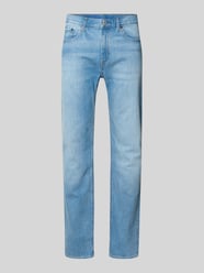 Jeansy o kroju straight fit z Bawełny od HUGO Blue - 1