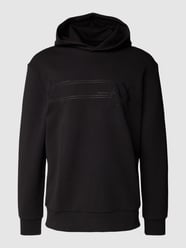 Hoodie mit Label-Print von ARMANI EXCHANGE Schwarz - 1