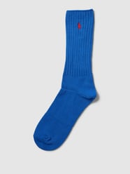 Socken mit Label-Stitching Modell 'CREW SOCK' von Polo Ralph Lauren Underwear Blau - 14