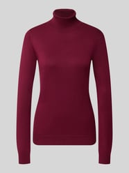 Slim Fit Strickpullover aus Viskose-Mix Modell 'IHLULS' von ICHI Bordeaux - 9