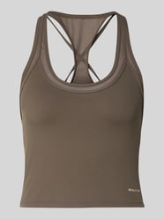 Double Layer Tanktop mit Logo von P.E Nation Beige - 2