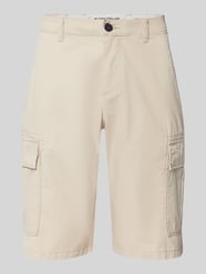 Regular Fit Cargoshorts aus reiner Baumwolle von Tom Tailor Beige - 30