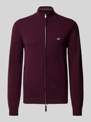Regular Fit Pullover aus reiner Wolle von GANT Bordeaux - 4