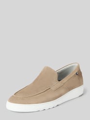 Loafer mit Label-Detail Modell 'De Kupster' von Floris Van Bommel Beige - 2