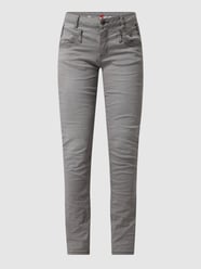 Jeans in schmaler Passform mit Stretch-Anteil Modell 'Florida' von Buena Vista Grau - 24