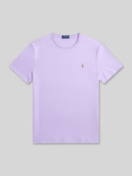 męski t-shirt o kroju regular fit z czystej bawełny od Polo Ralph Lauren - 4