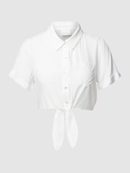 Umstands-Bluse mit Brusttasche von Mamalicious Weiß - 39