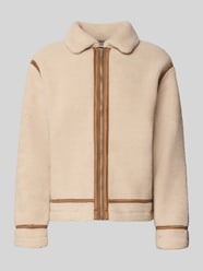 Fleecejacke aus Teddyfell von MCNEAL Beige - 7