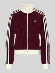 Jack met opstaande kraag en tweewegsritssluiting van adidas Originals Bordeaux - 42