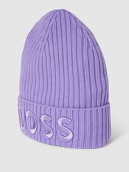 Beanie mit Label-Patch Modell 'Zaryan' von BOSS - 22