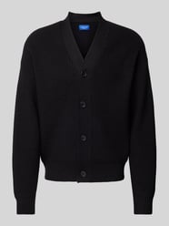 Cardigan mit V-Ausschnitt Modell 'DASH' von Jack & Jones Schwarz - 7