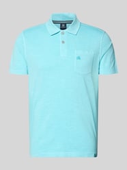 Koszulka polo o kroju regular fit z brustaszą od LERROS - 46