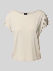 Relaxed fit T-shirt van viscosemix van s.Oliver BLACK LABEL Beige - 27