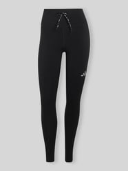 skinny fit sport-legging met logoprint model 'Run' van adidas Training - 35