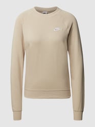 Sweatshirt mit Logo-Stitching von Nike Beige - 25