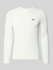 Regular Fit Strickpullover aus Baumwoll-Mix von Lacoste - 13